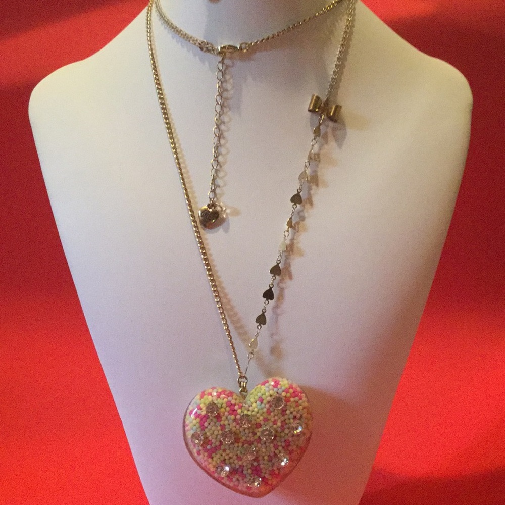Big Betsey Johnson candy land confetti necklace